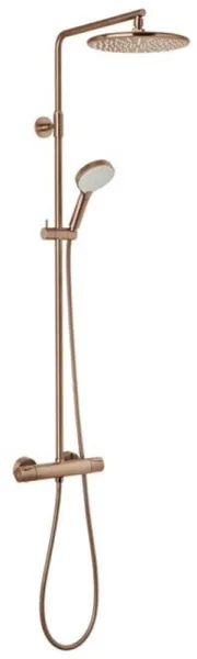 Damixa Silhouet Duschsystem, gebürstetes Kupfer PVD