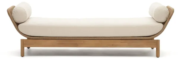 Catalina, Outdoor-Liegestuhl, natur, Massivholz