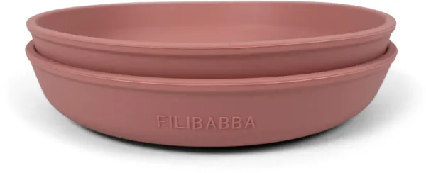 Silikone-Teller - rose